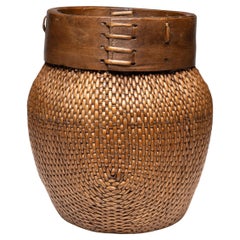 Chinese Woven River Basket, circa 1900