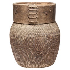 Chinese Woven River Basket, circa 1900