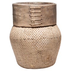 Chinese Woven River Basket, circa 1900