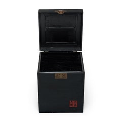 Coffre chinois tissé