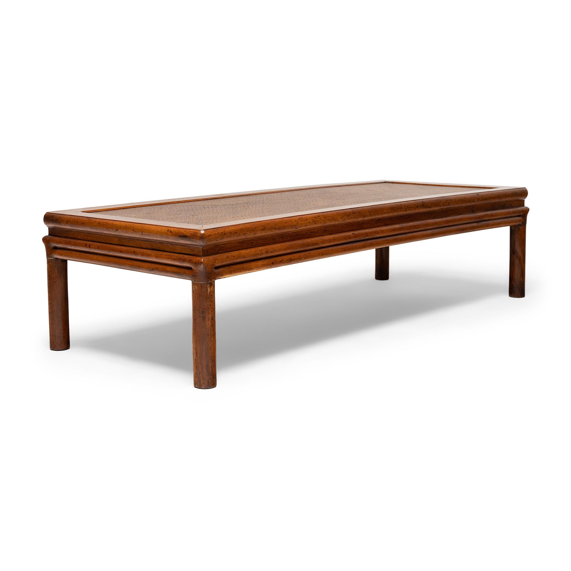 Qing Chinese Woven Top Summer Daybed, c. 1850 For Sale