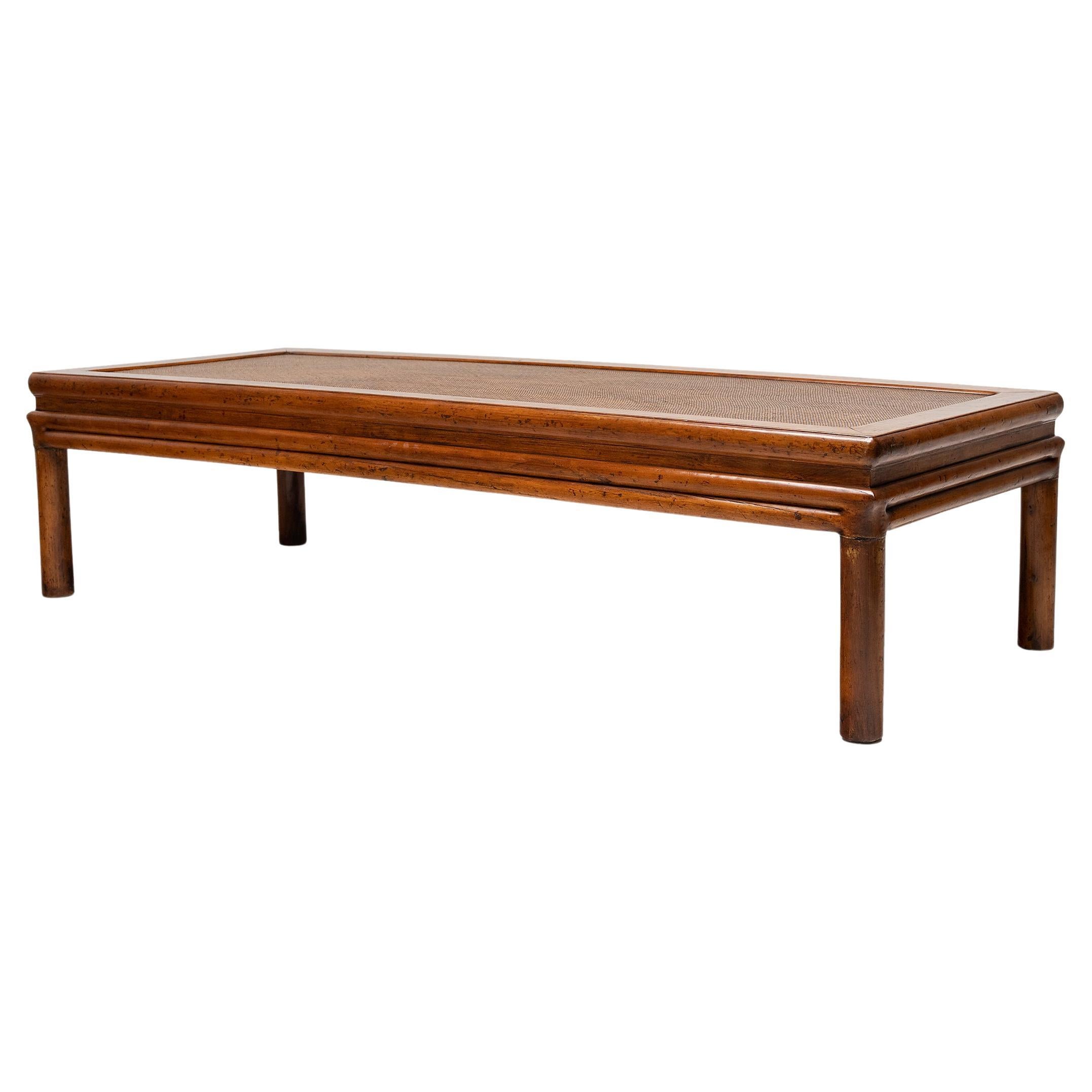 Chinese Woven Top Summer Daybed, c. 1850