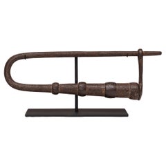 Chinese Wrought Iron Door Lock, c. 1850