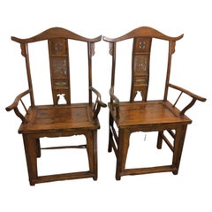 Antique Chinese Yoke Chairs
