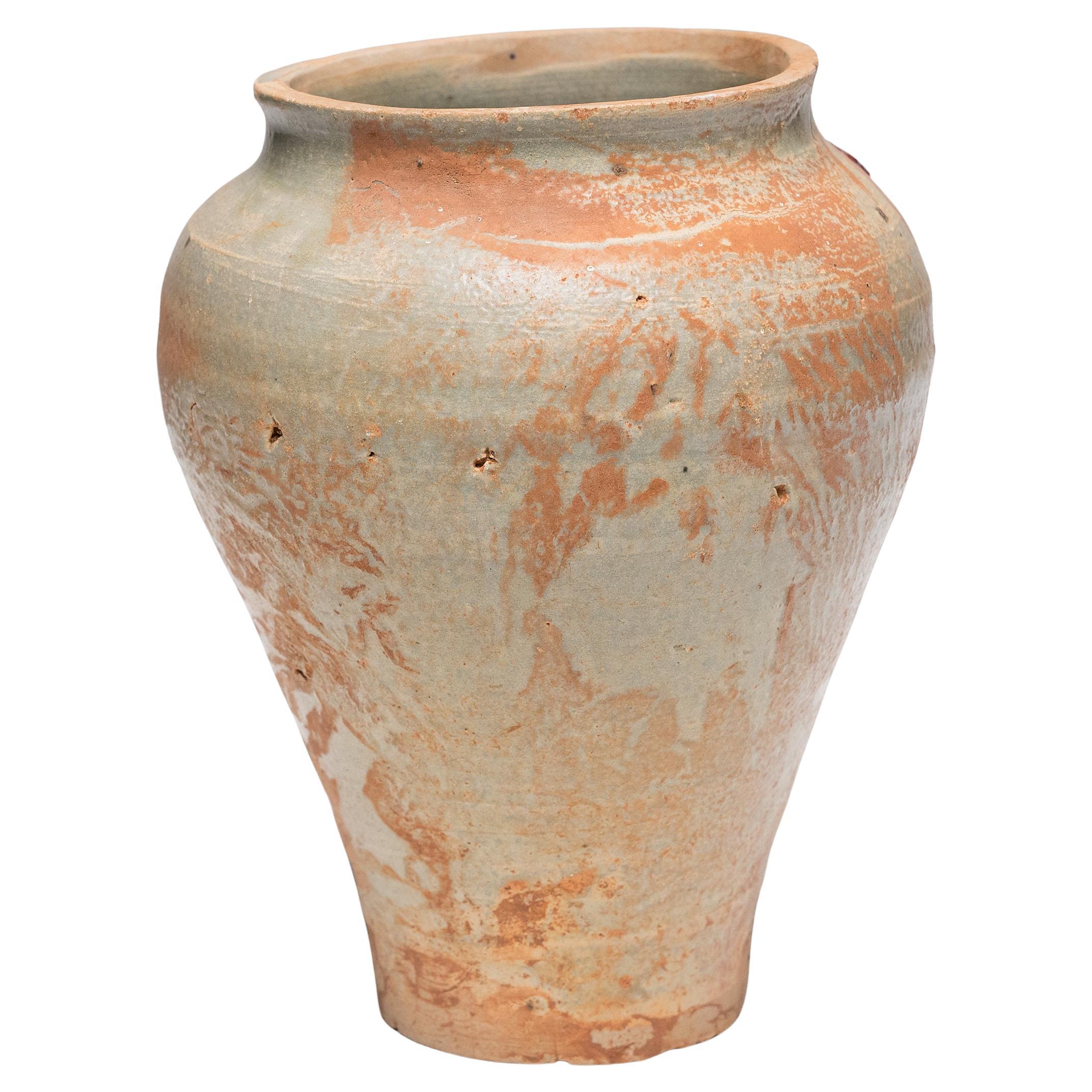 Jarre à vin chinoise en céladon de Yuan, c. 1200