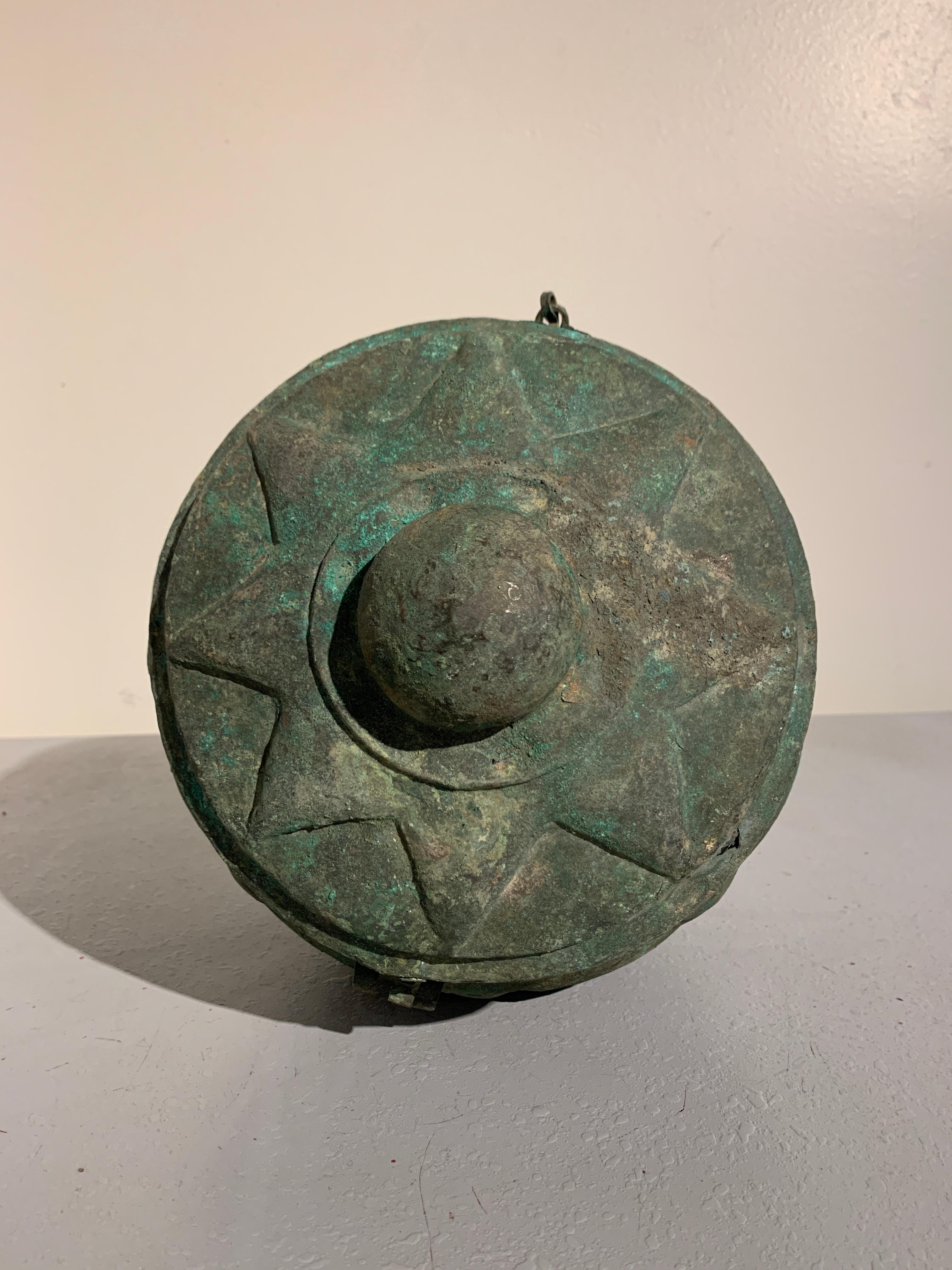 Chinese Yuan Dynasty Bronze Lotus Jar, 14th Century, China 5
