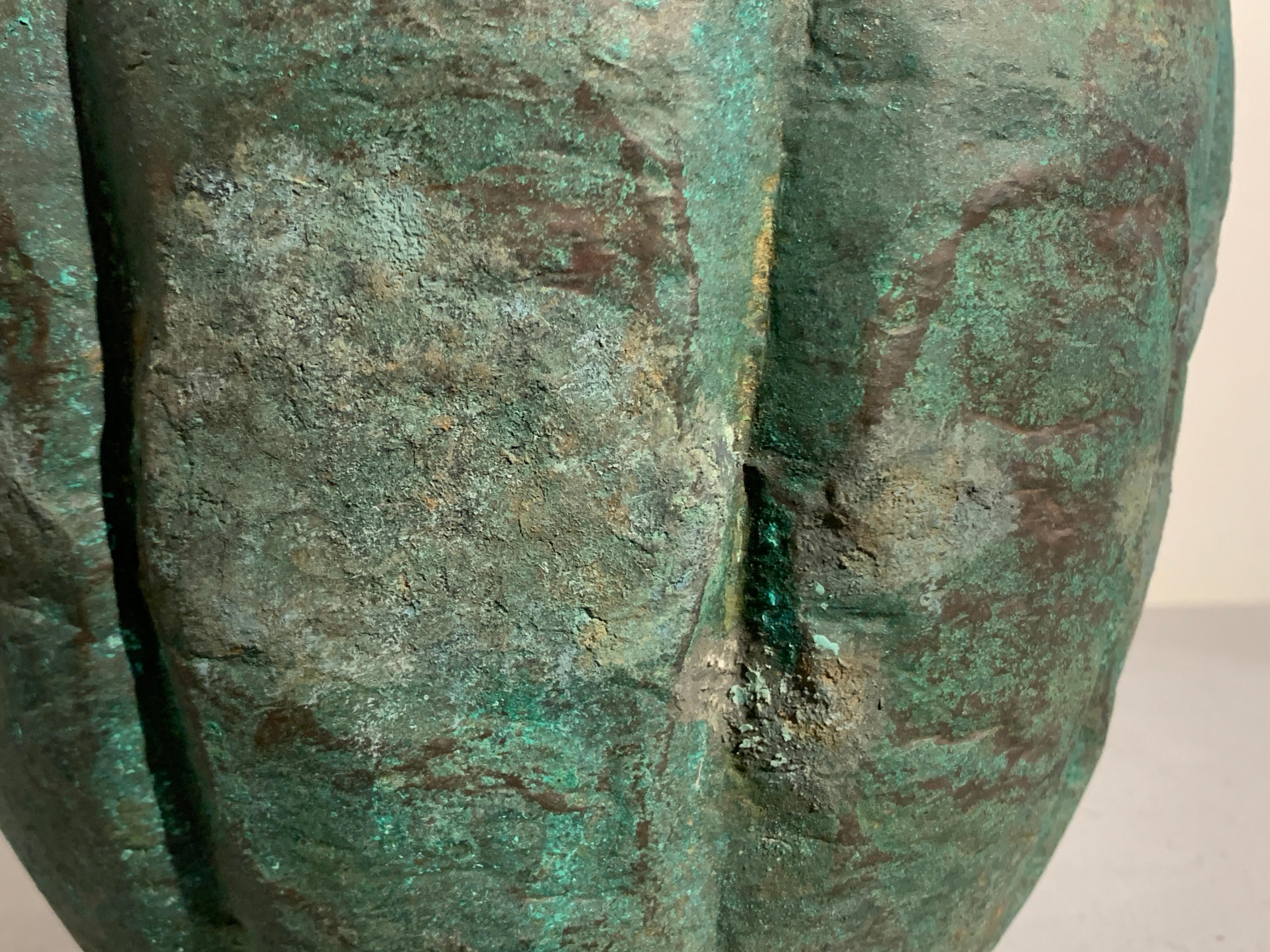 Chinese Yuan Dynasty Bronze Lotus Jar, 14th Century, China 9