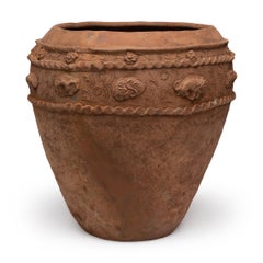 Chinese Yuan Dynasty Offering Jar with Zodiac Animals, c. 1300