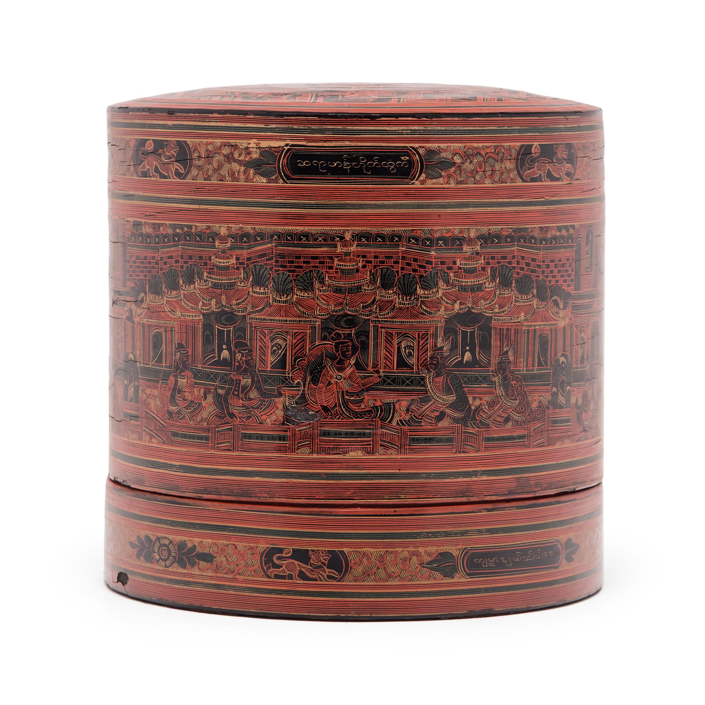 burmese lacquer box