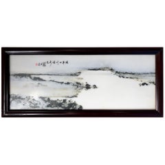 Chinese Zen Extraordinary Natural Stone Painting, One-of-a- Kind