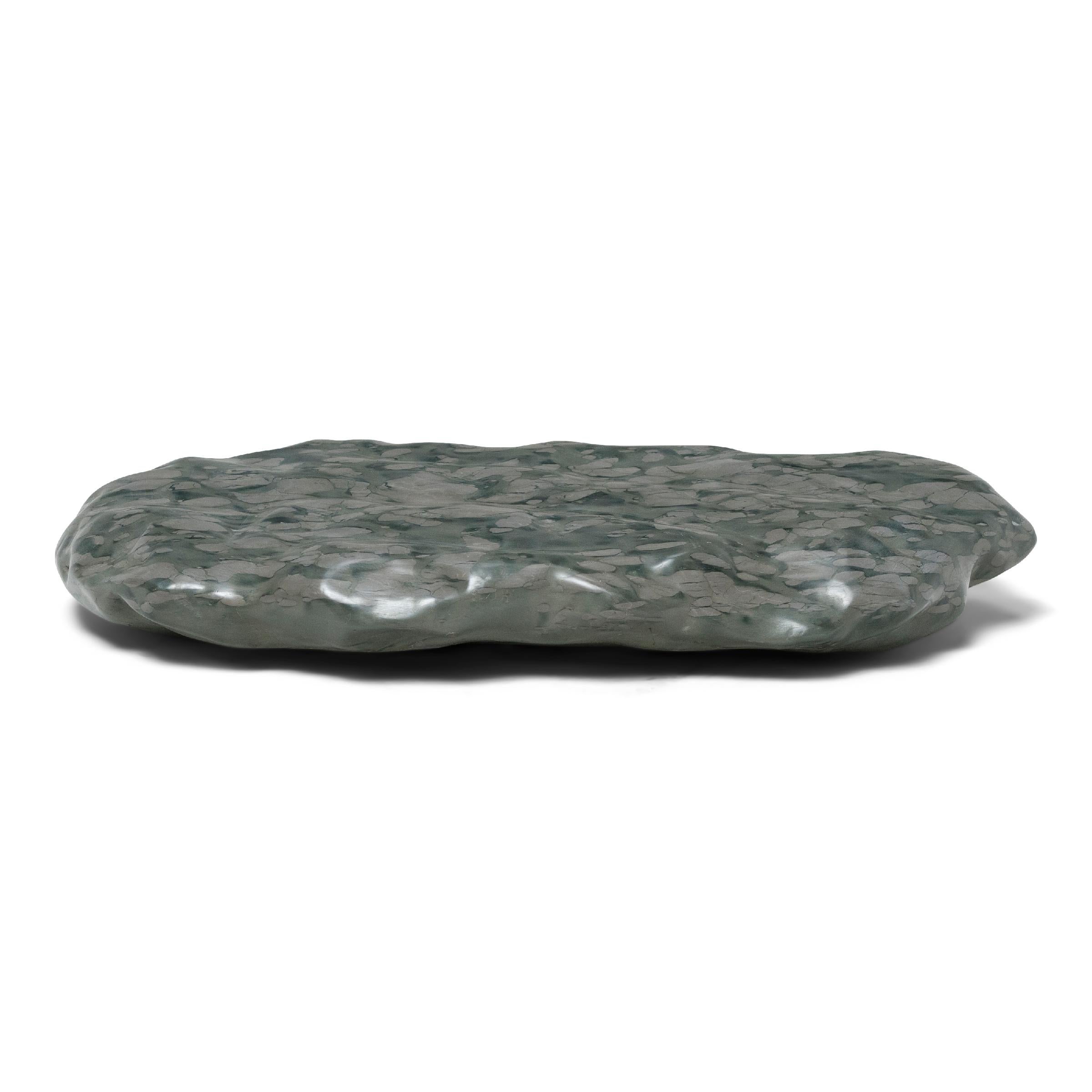 Organic Modern Chinese Zhenzhu Meditation Stone For Sale