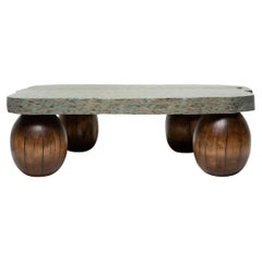 Chinese Zhenzhu Meditation Stone Table