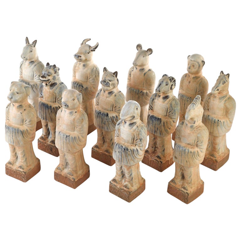 Chinese Zodiac Animal Figurines at 1stDibs chinese zodiac figurines