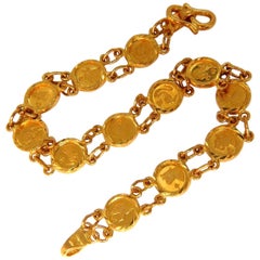 Chinese Zodiac Bracelet 22 Karat