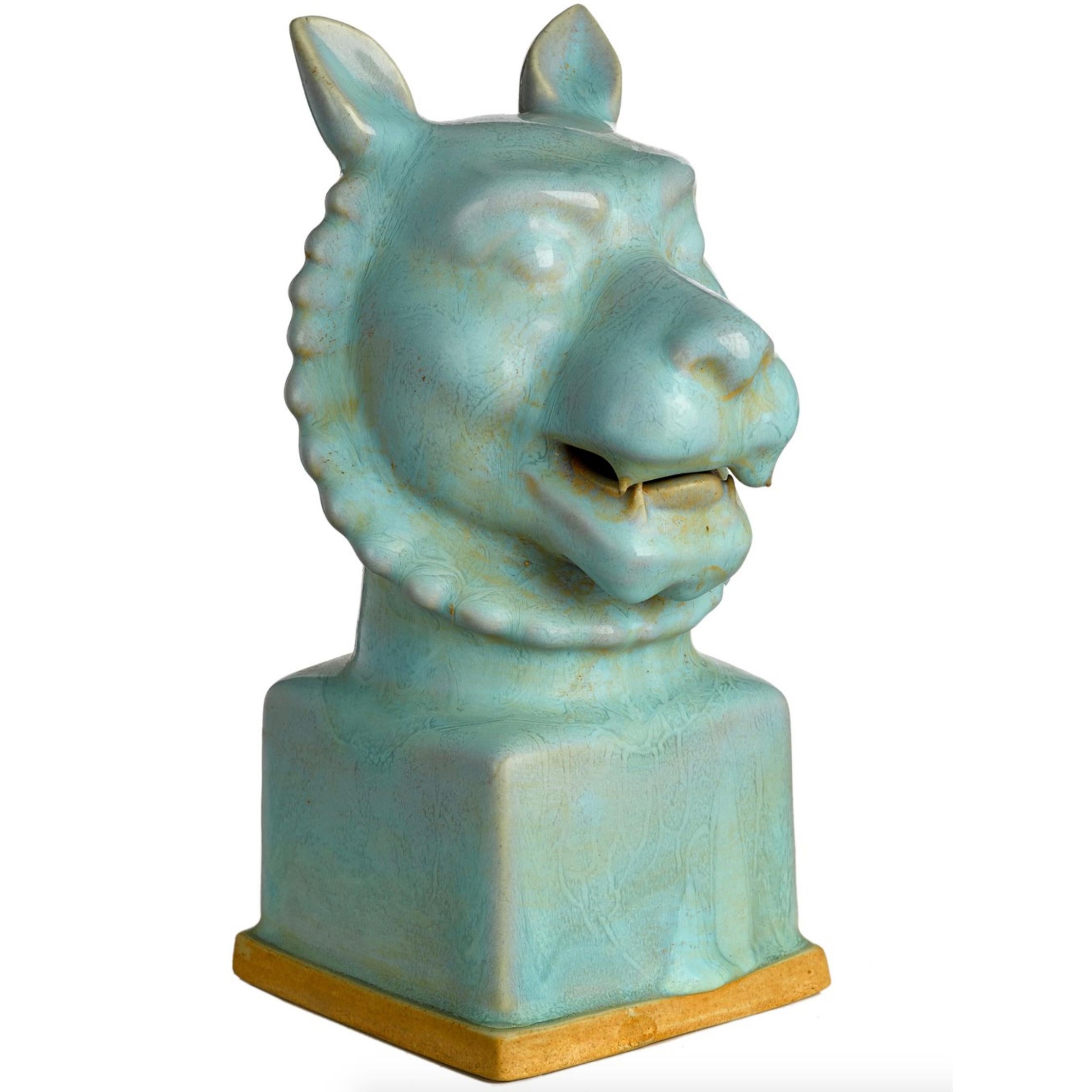 Contemporary Chinese Zodiac Porcelain Head Sculptures