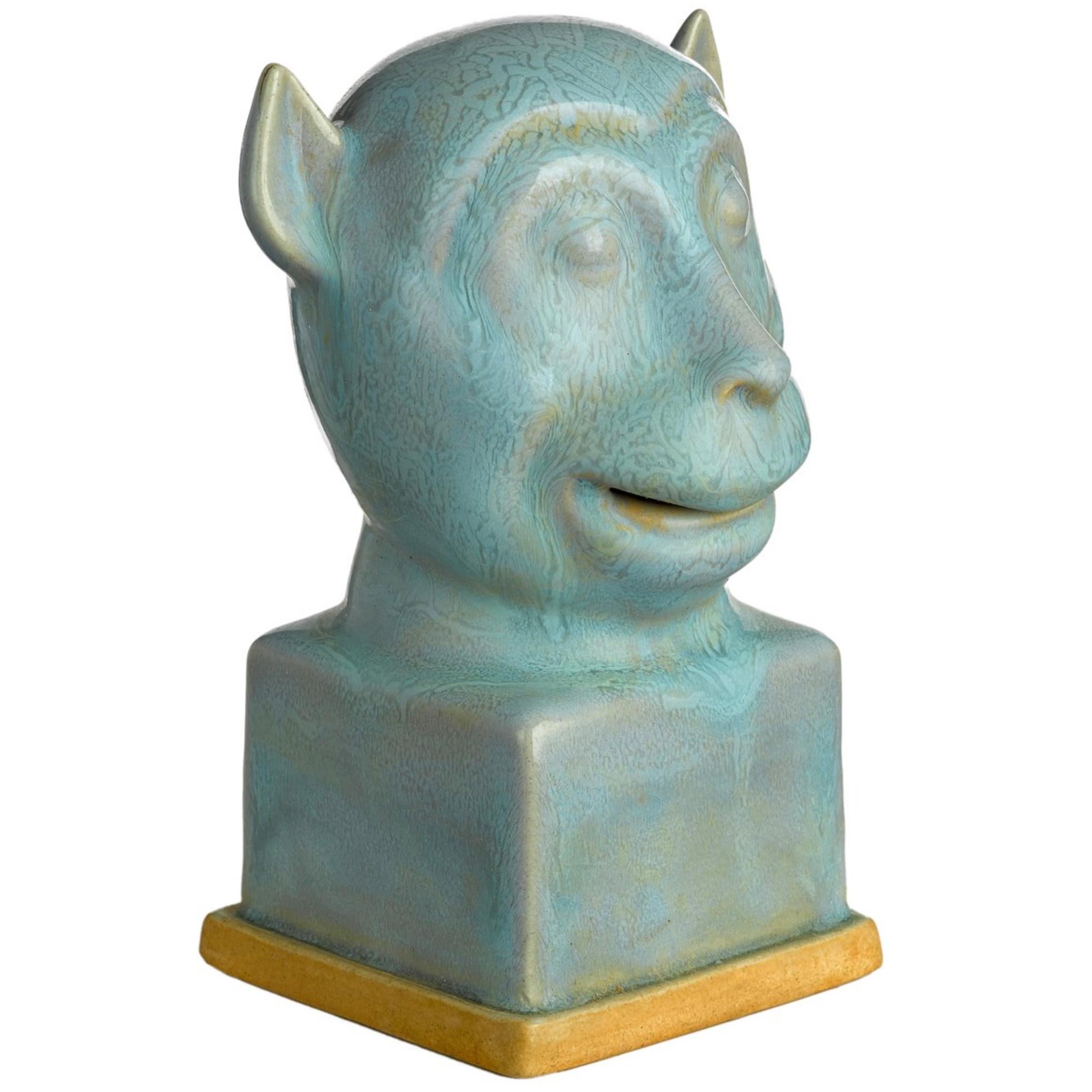 Chinese Zodiac Porcelain Head Sculptures 3