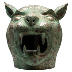 Vintage Chinese Zodiac Tiger Head