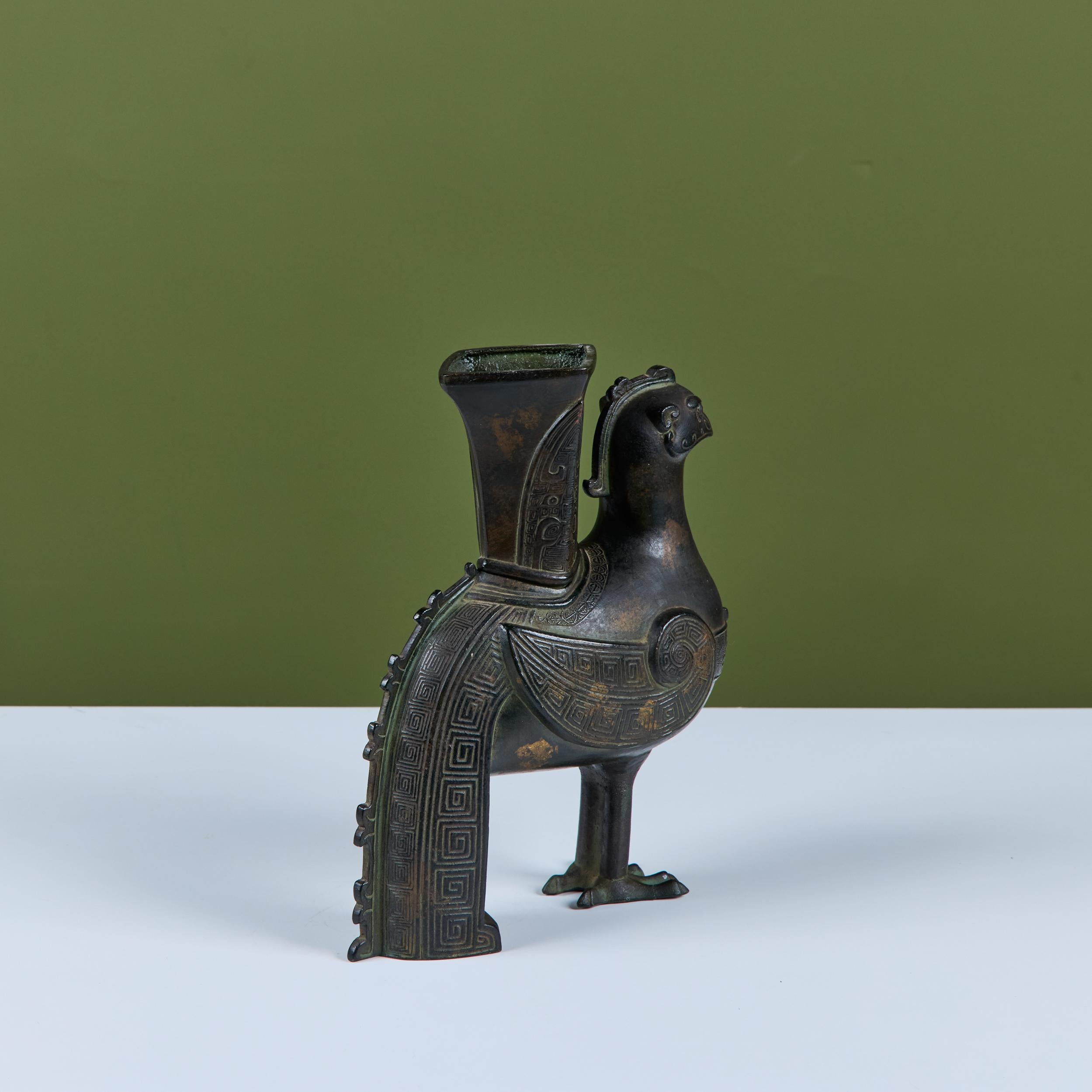 Chinese Zun Rooster Vessel For Sale 6