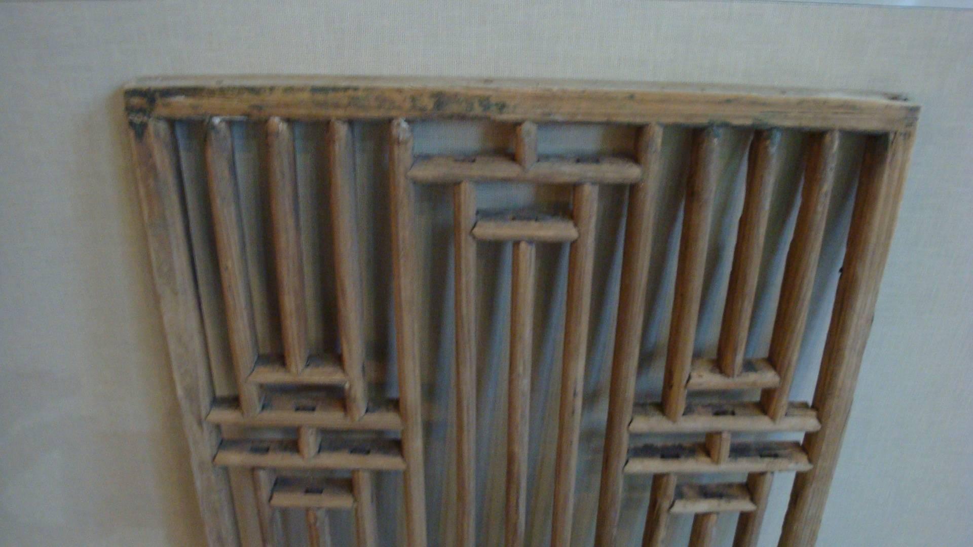 Mid-20th Century Chinese, circa Late 1900s Wood Window Panels