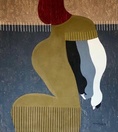 Aids - Painting, Acrylic and pastel on canvas
