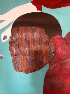 Senza titolo - Pittura, Olio e acrilico su tela