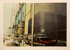 Downtown Houston, Photorealist Screen Print by C.J. (Ching-Jang) Yao