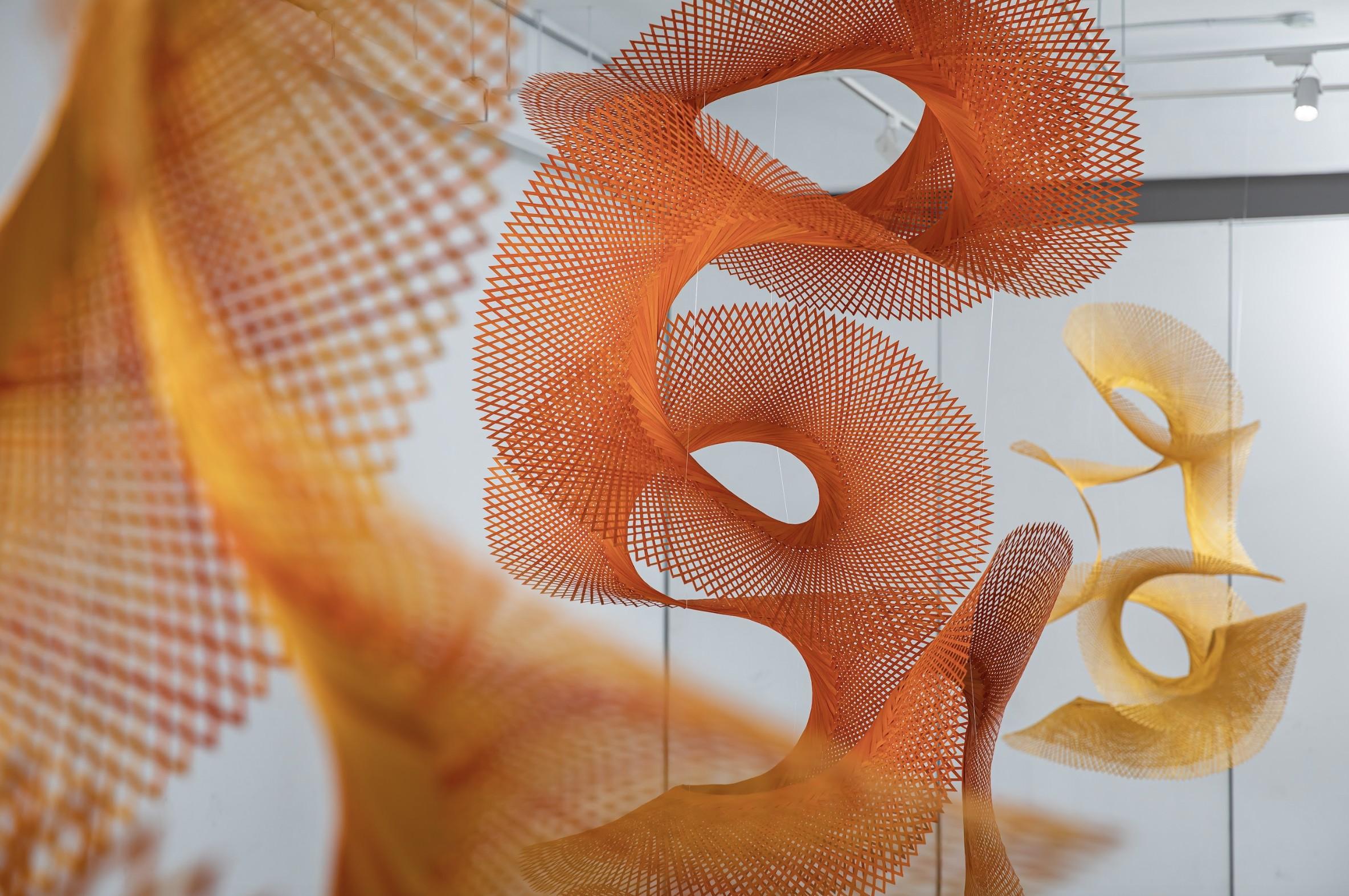 Nuvole di fumo Radiosità 1 - Sculpture Astratto di Chingke Lin