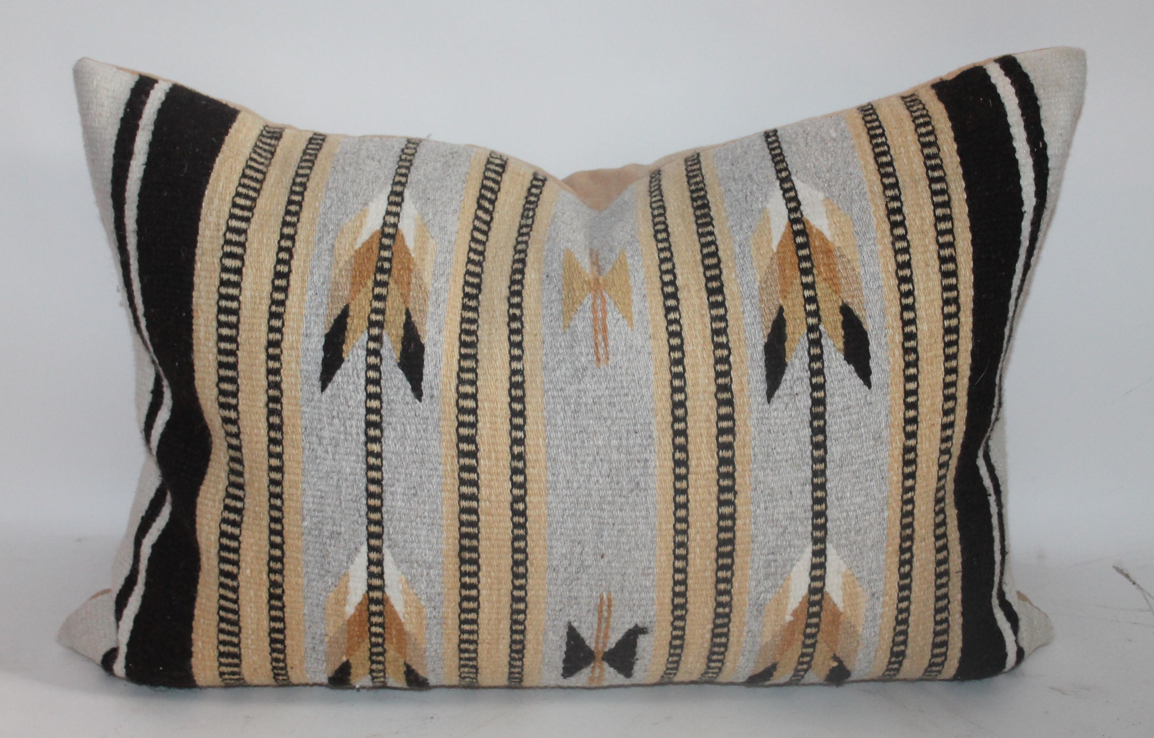 Hand-Crafted Chinle Navajo Indian Weaving Pillows, Collection of Four For Sale