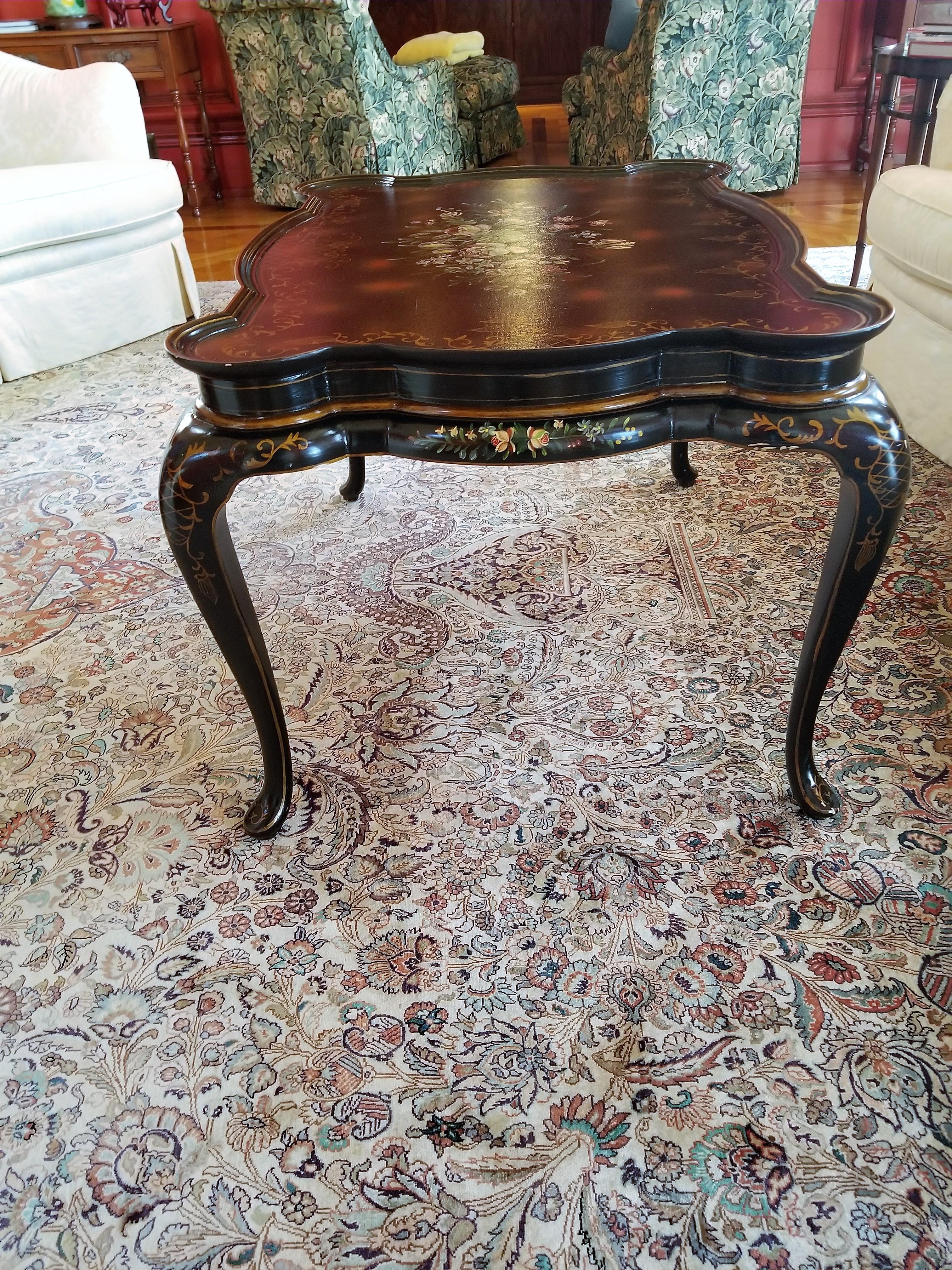 Chinnoiserie Regency style coffee table, 20th century.