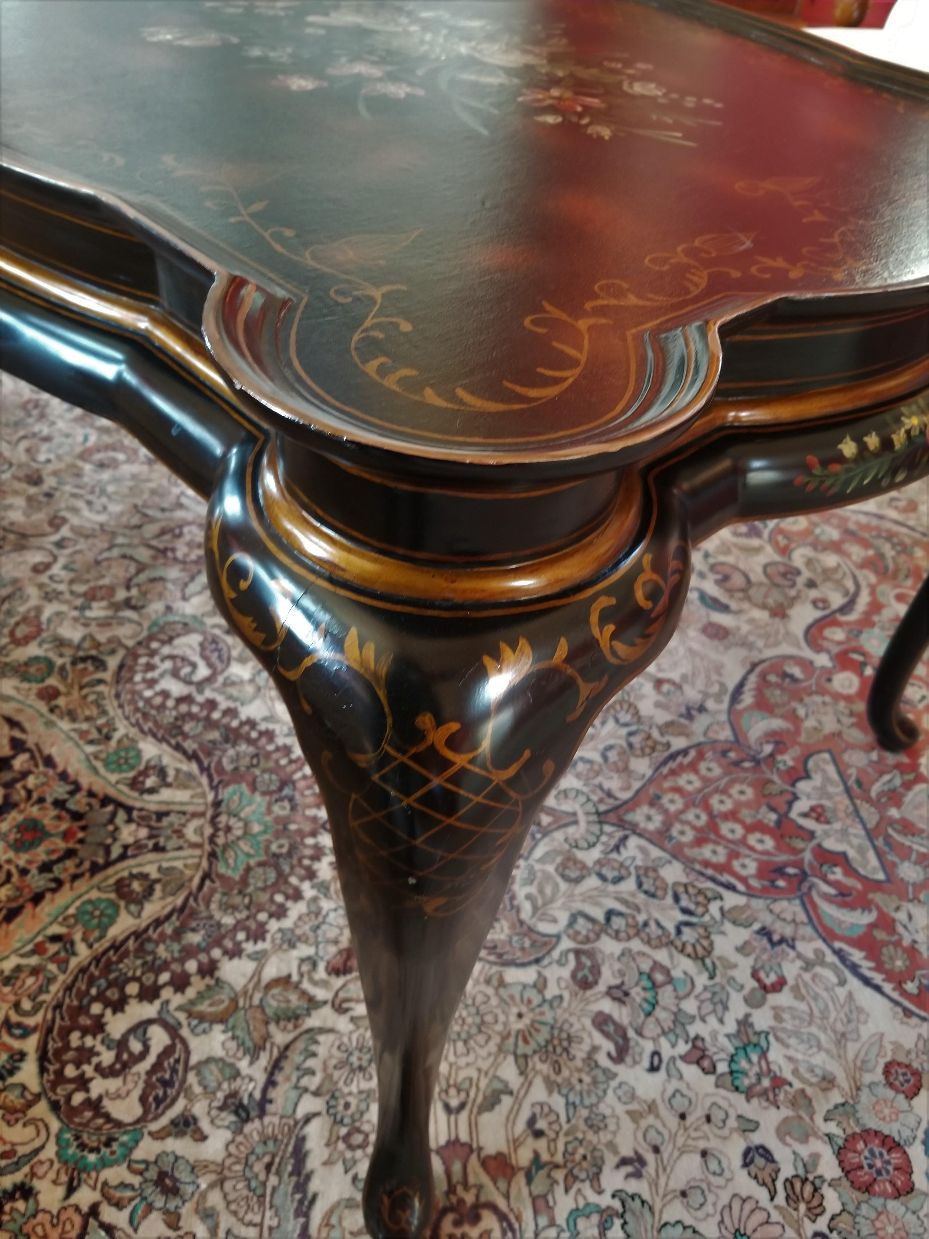 Chinnoiserie Regency Style Coffee Table, 20th Century In Good Condition In Savannah, GA