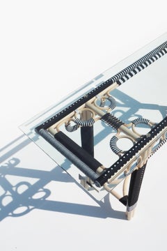 Chino, Chinese Influence Rattan Console