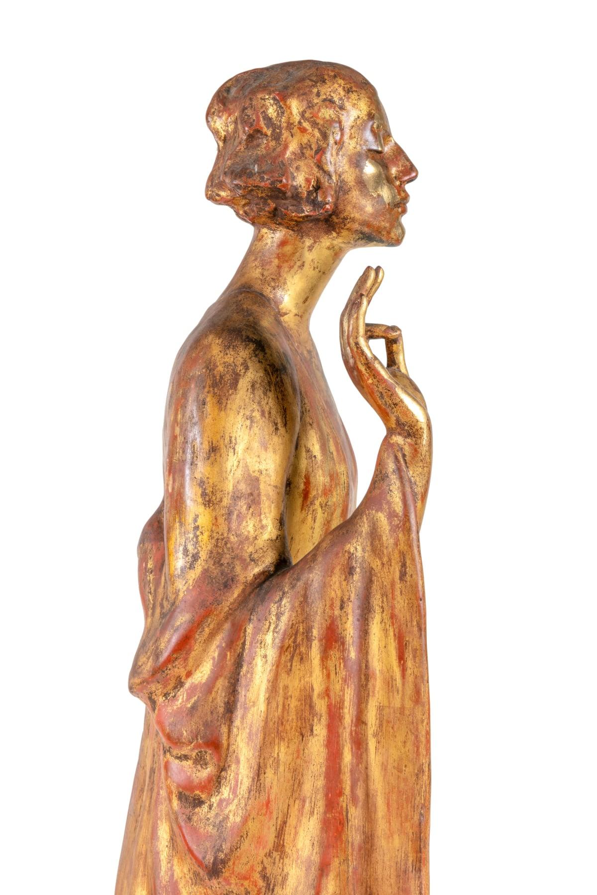 „Chinois-Skulptur von Gertrude Vanderbilt Whitney (Gips) im Angebot
