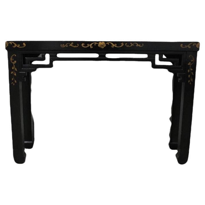 Chinoiserie Altar/Sofa Table 'Hand Painted' For Sale