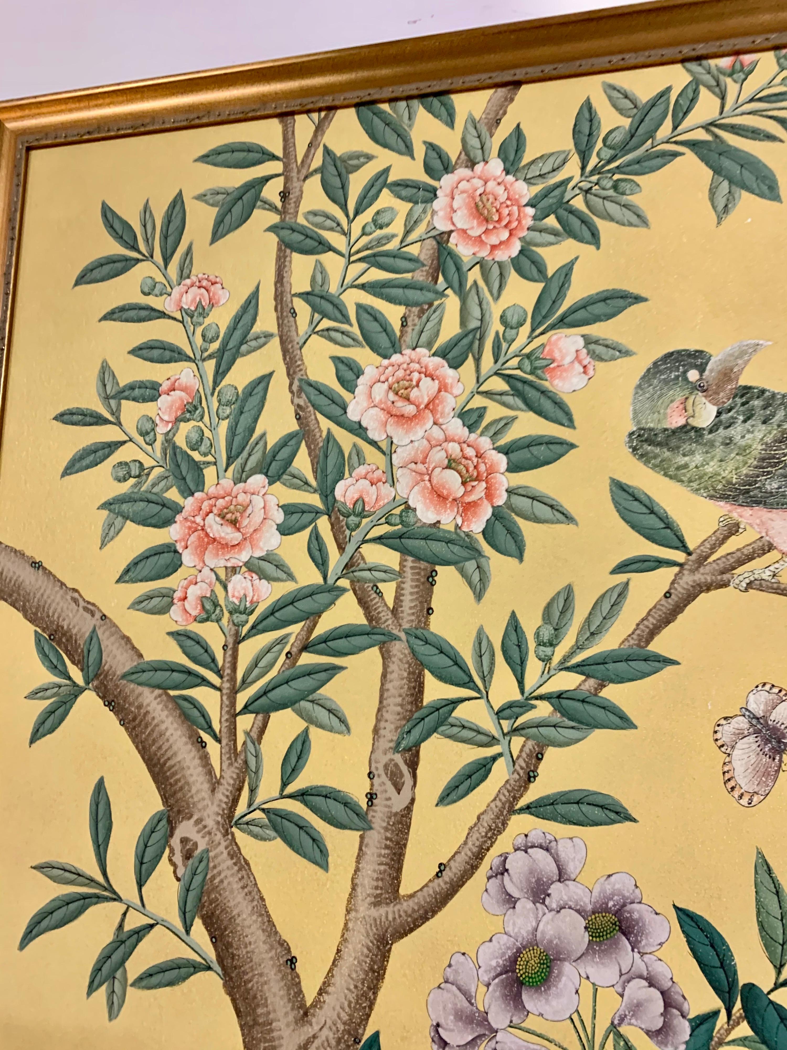 Chinoiserie Asian Painting on Board 4