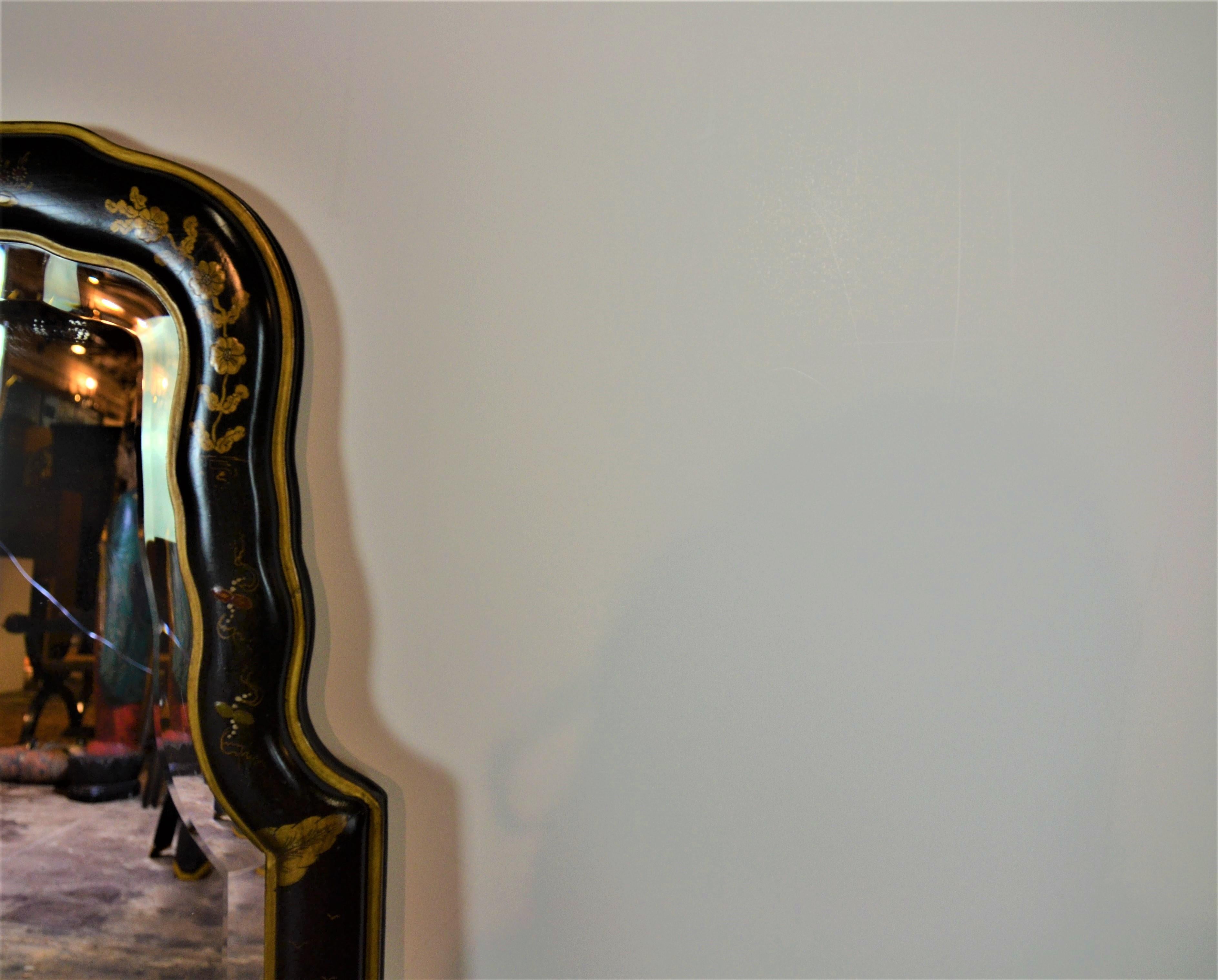 Chinoiserie Asian Style Mirror at 1stDibs