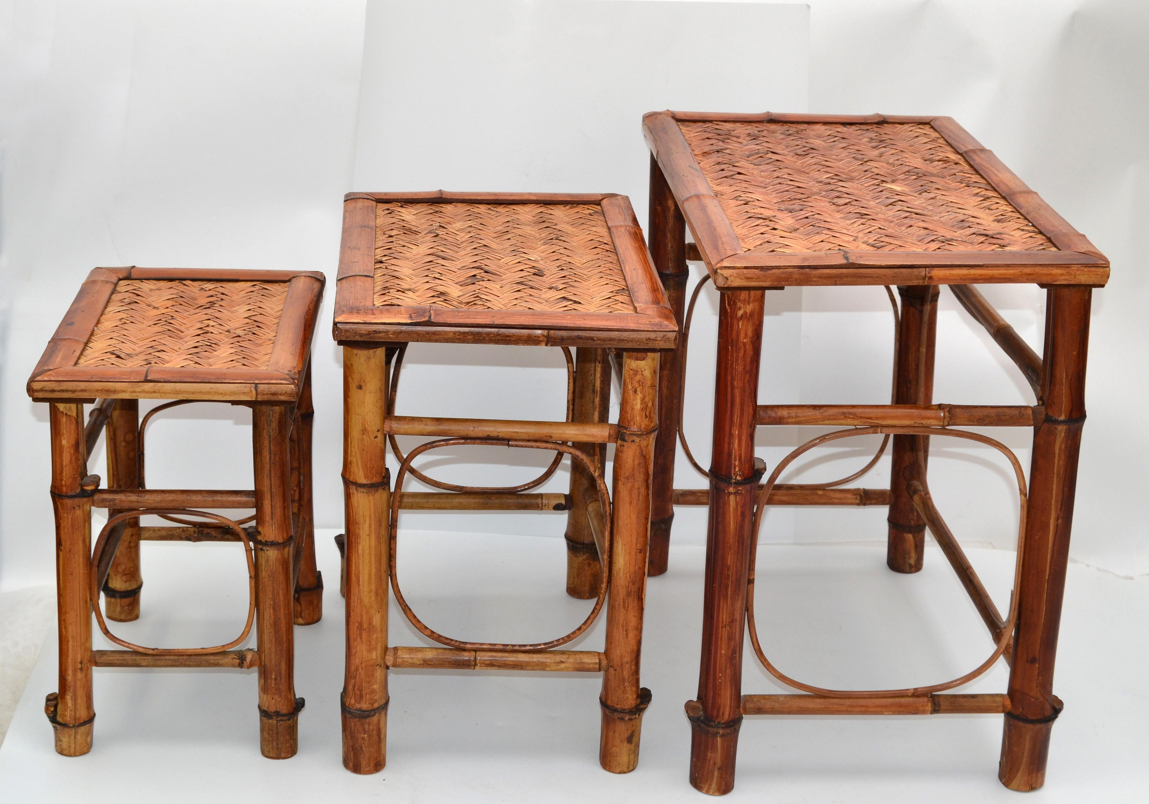 bamboo nesting tables
