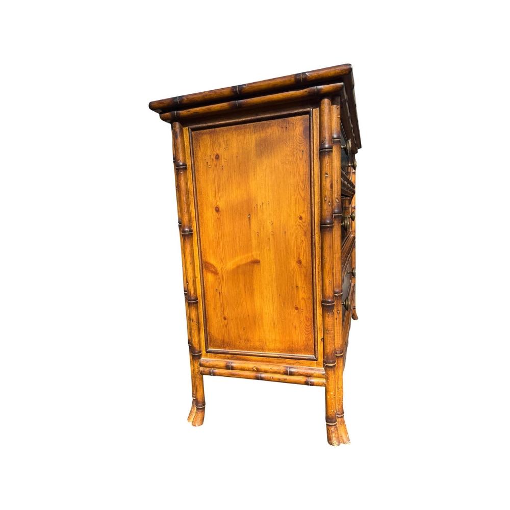 Chinoiserie Bambus Stil Kommode oder dekorativen Schrank Asian Style im Angebot 6