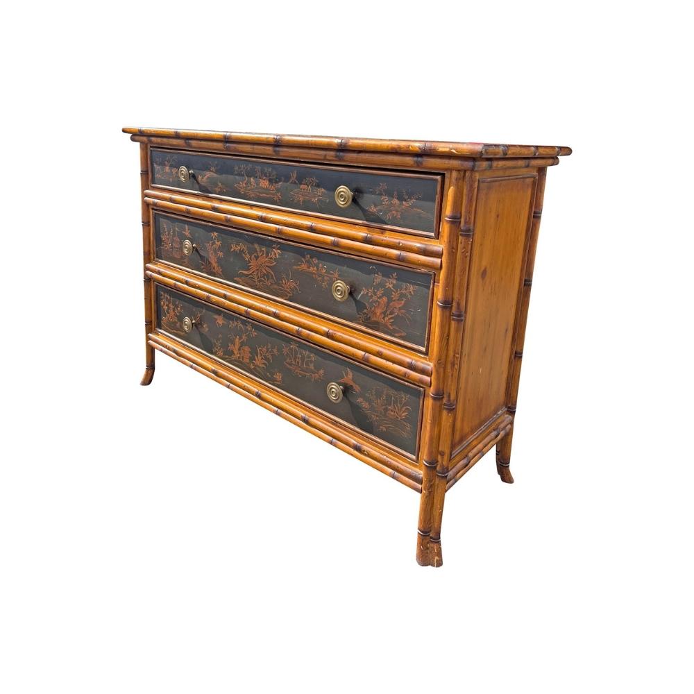 Chinoiserie Bambus Stil Kommode oder dekorativen Schrank Asian Style (21. Jahrhundert und zeitgenössisch) im Angebot