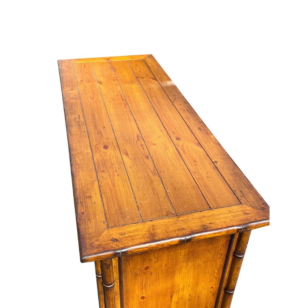 Chinoiserie Bambus Stil Kommode oder dekorativen Schrank Asian Style im Angebot 4