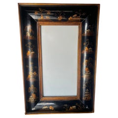 Chinoiserie Black Lacquer Frame