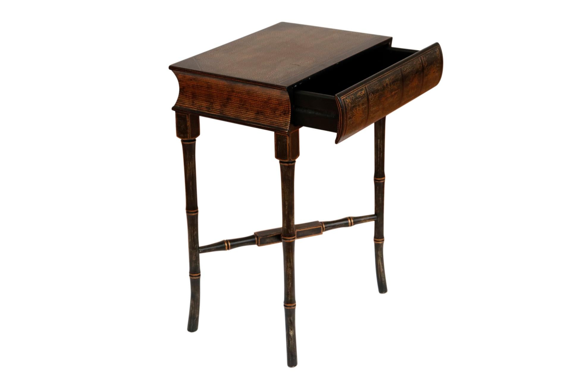 Chinoiserie Book Top Side Table by Harden Furniture 1