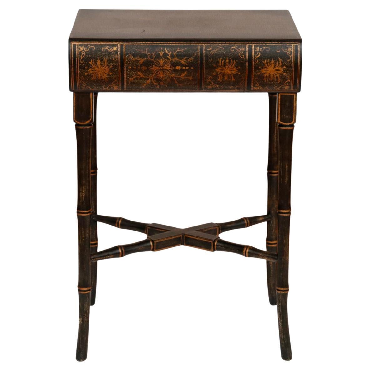 Chinoiserie Book Top Side Table by Harden Furniture