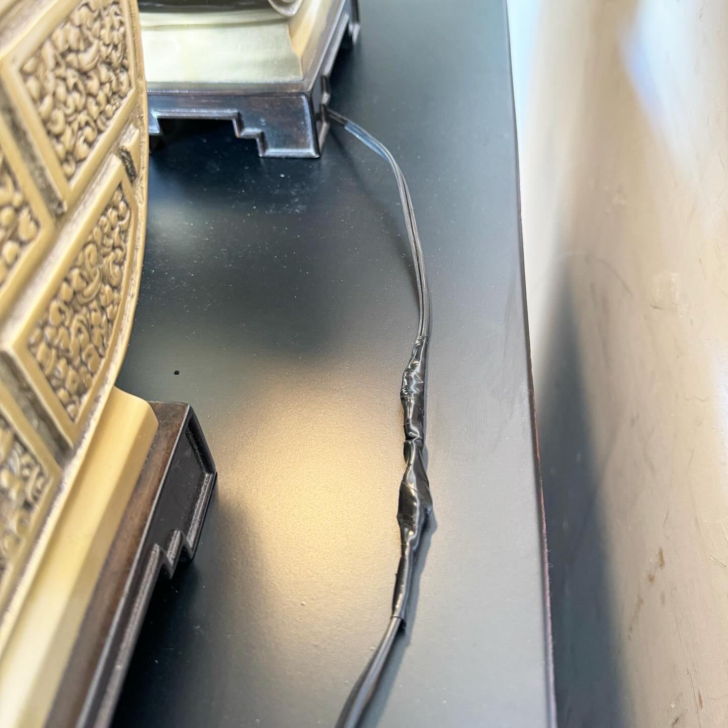 Paire de lampes Kotel en laiton bulbeux de Chinoiserie en vente 1