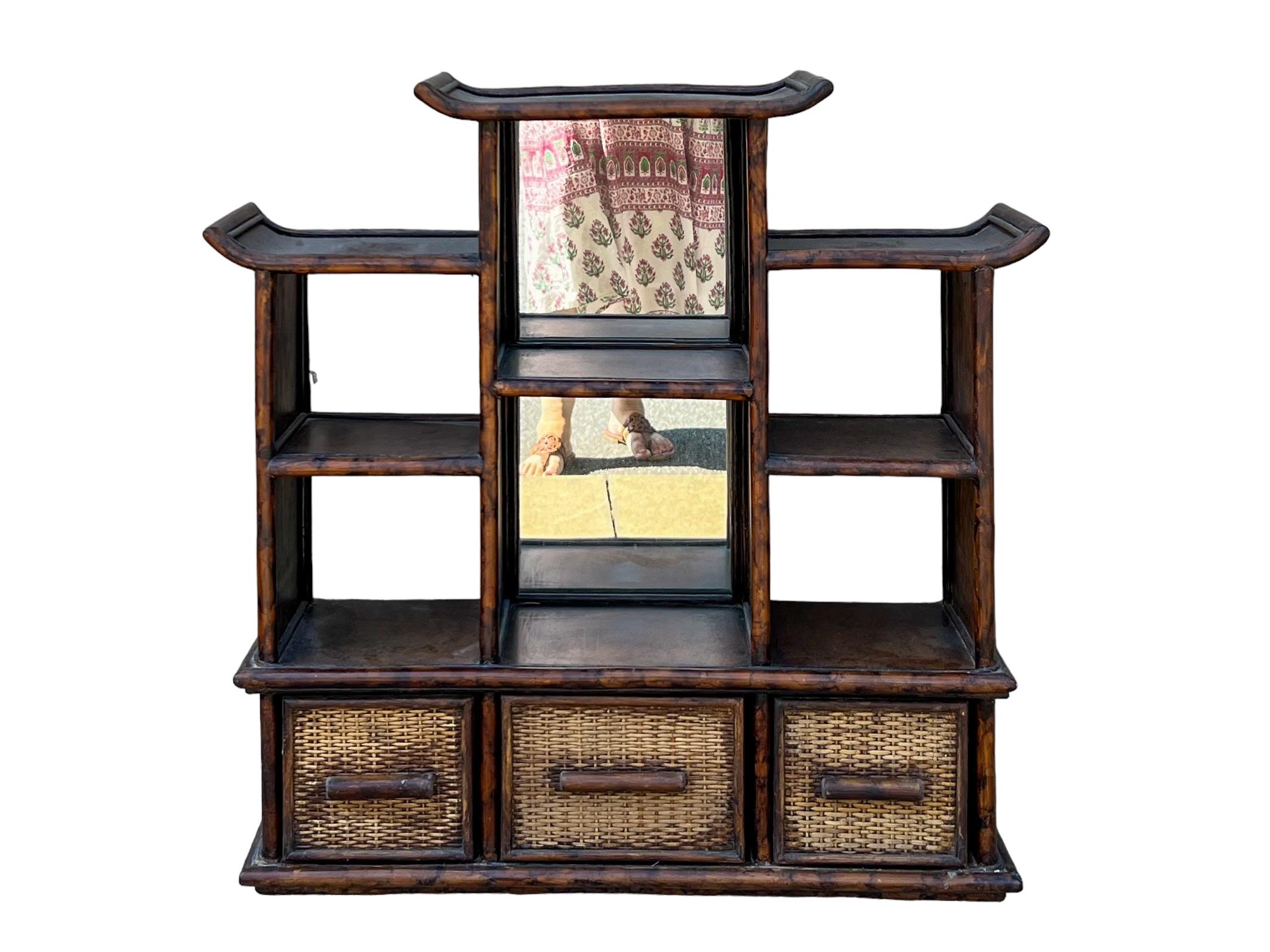 chinoiserie wall shelf