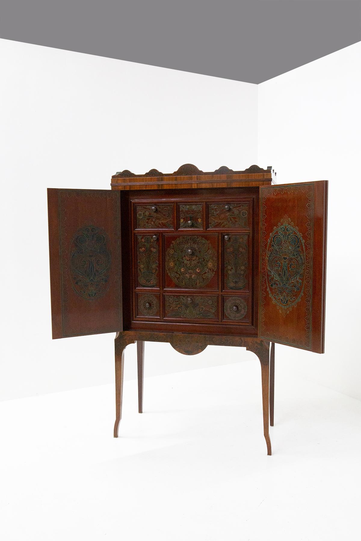 Chinoiserie Cabinet by Giambattista Gianotti, Unique piece  For Sale 12