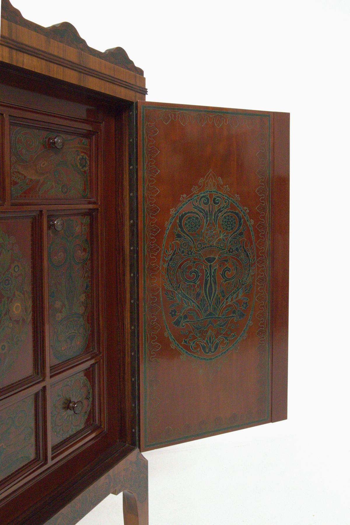 Chinoiserie Cabinet by Giambattista Gianotti, Unique piece  For Sale 6