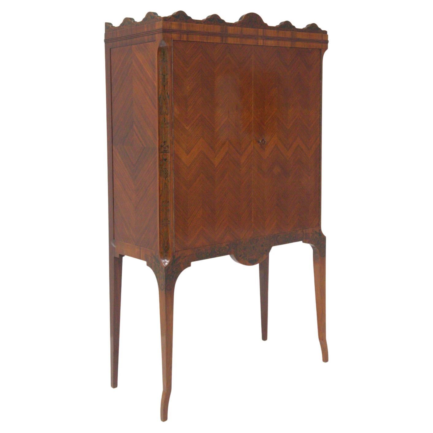 Chinoiserie Cabinet by Giambattista Gianotti, Unique piece  For Sale