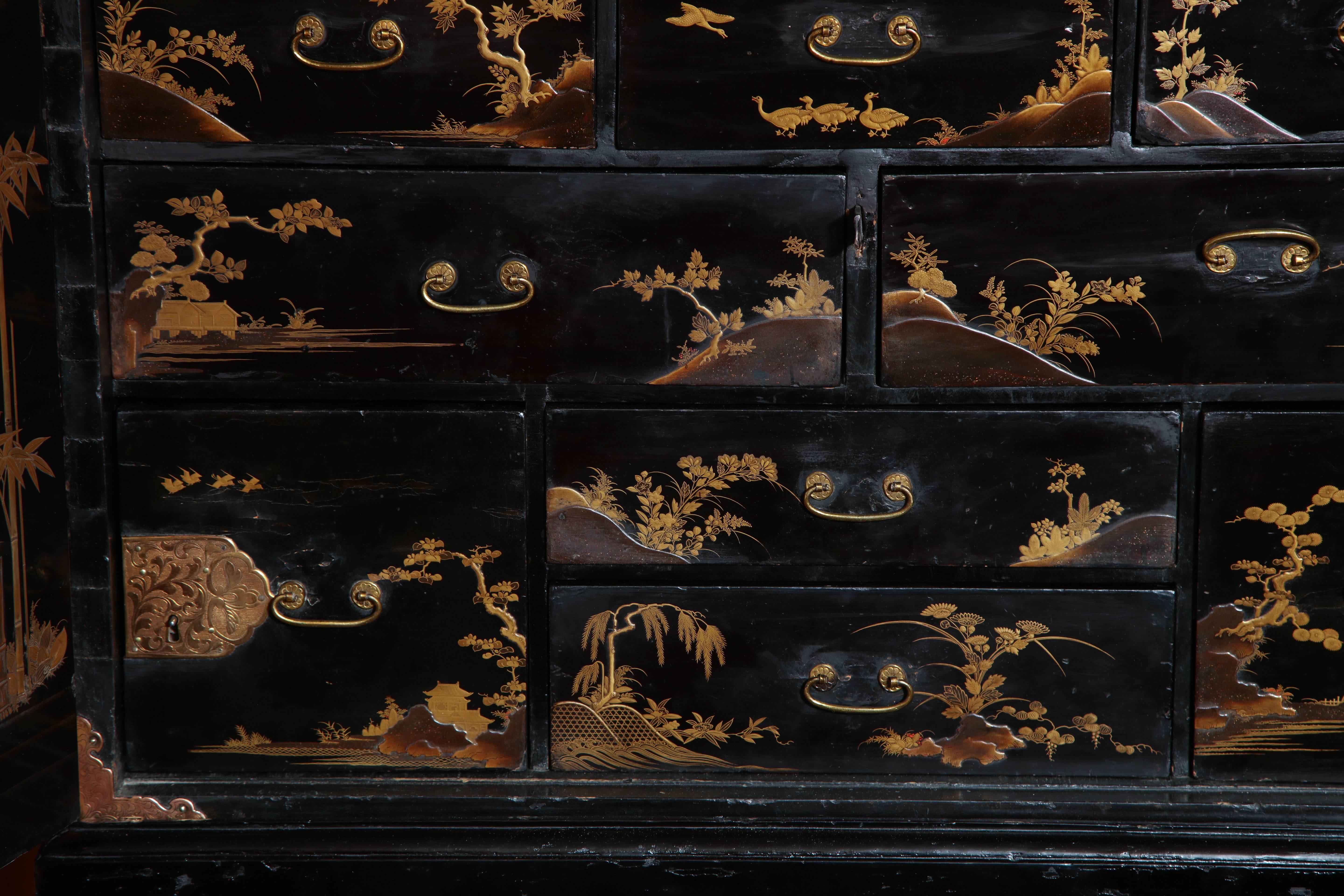 Chinoiserie Cabinet on Stand 3