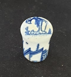 Chinoiserie Cane Handle, St Cloud, circa 1740