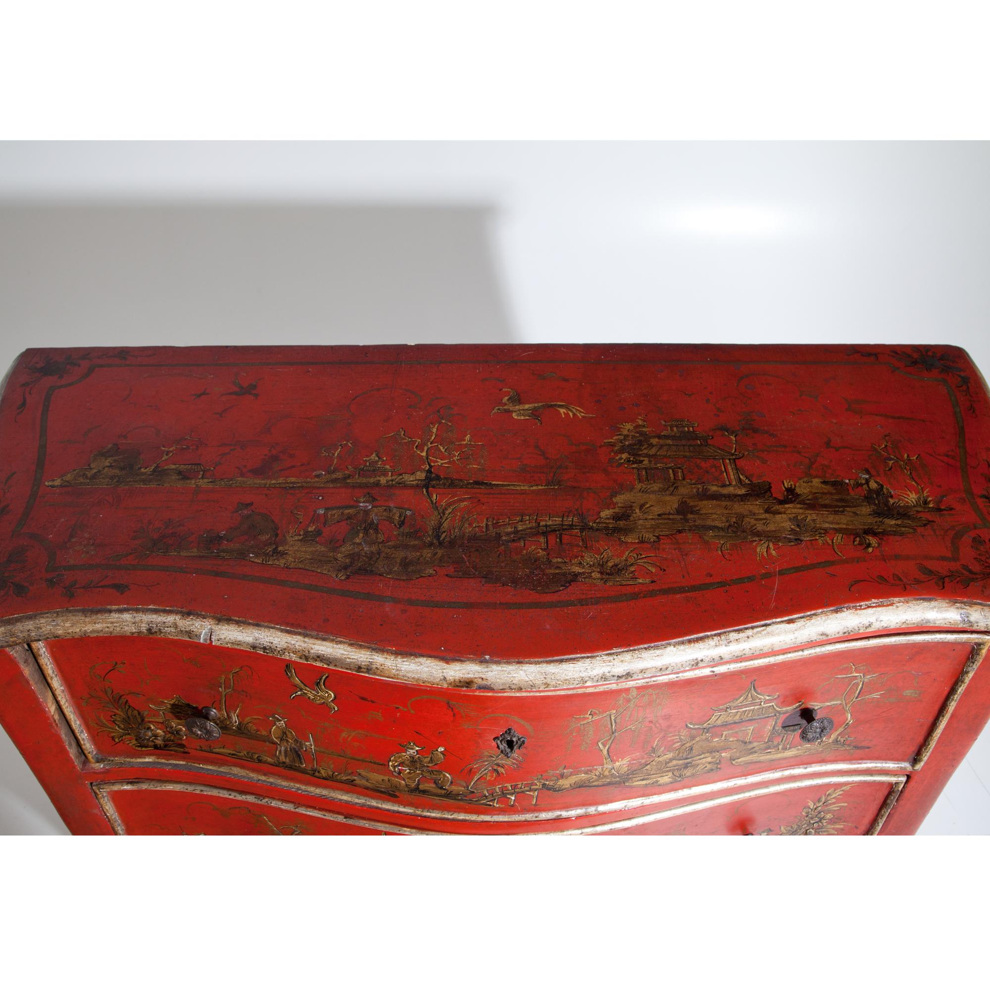 Chinoiserie Chest of Drawers, 1930s  In Good Condition In Greding, DE